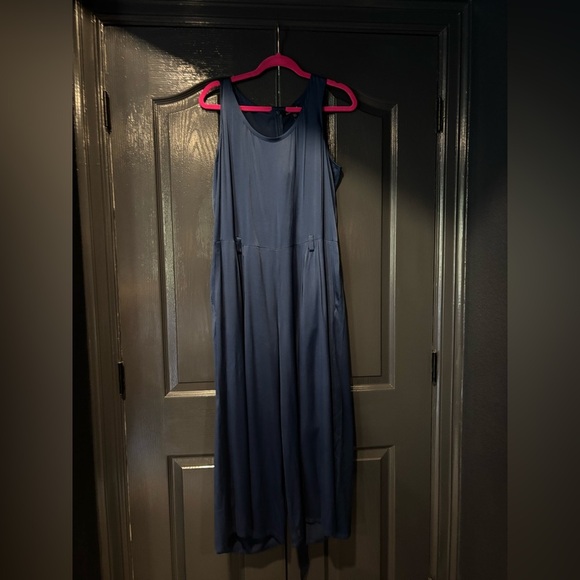 Eileen Fisher Blue Sleeveless Maxi Sundress - Picture 1 of 3